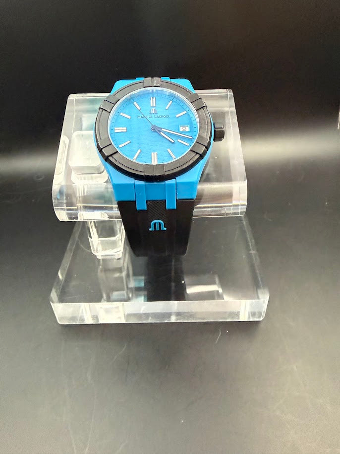Maurice Lacroix AIKON #TIDE Quartz - Blue & Black - SOLD